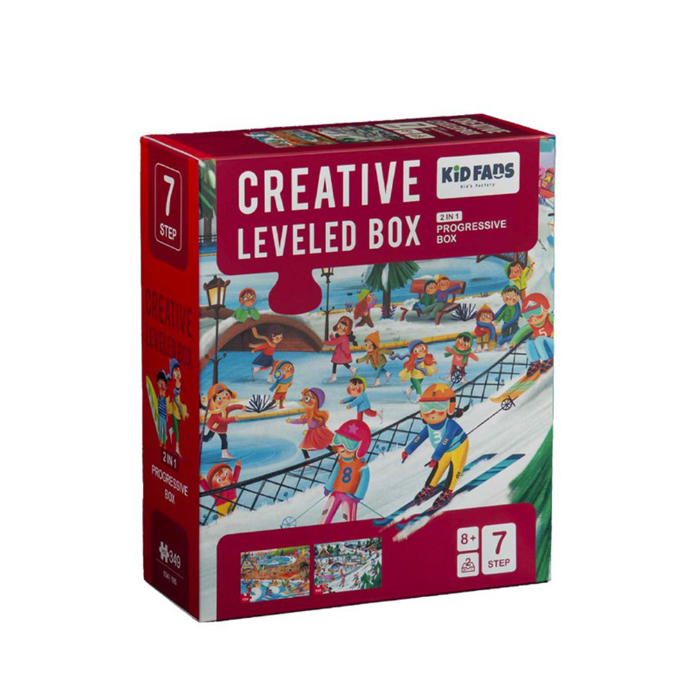 پازل کودک 349 تکه مدل دو طرح Olympics (برند کیدزفنز)