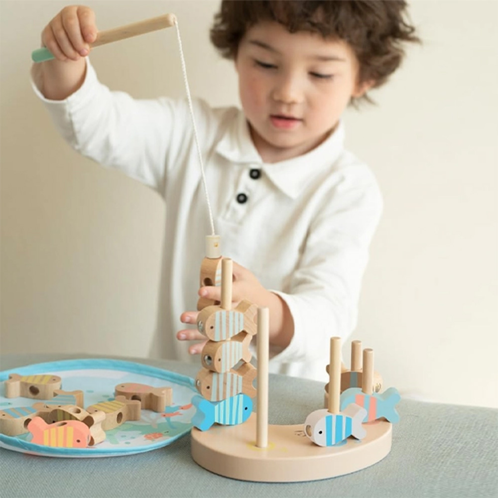 بازی ماهیگیری چوبی Fishing Game (برند کلاسیک ورد)-4.jpg