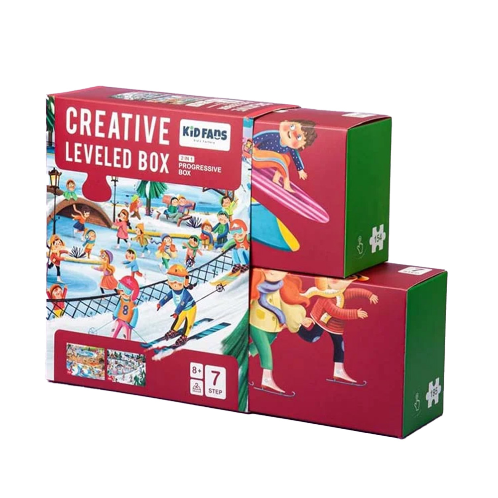 پازل کودک 349 تکه مدل دو طرح Olympics (برند کیدزفنز)-۱.jpg