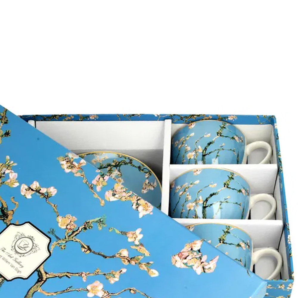 ست شش عددی فنجان ونگوگ طرح شکوفه بادام-۱.jpg