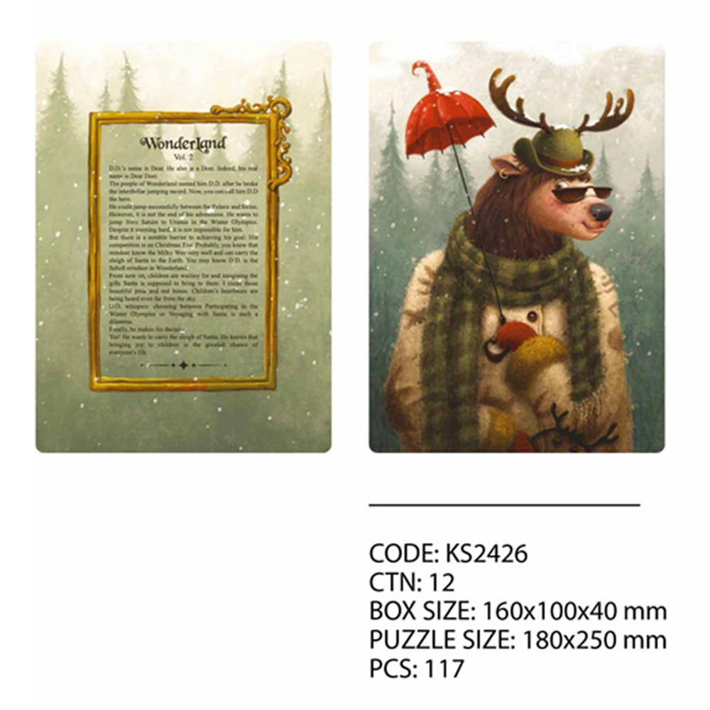 پازل کودک ۱۱۷ تکه مدل سرزمین شگفت انگیز-۳.jpg