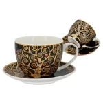 ست دو عددی فنجان اسپرسو کلیمت طرح درخت زندگی-۱.jpg