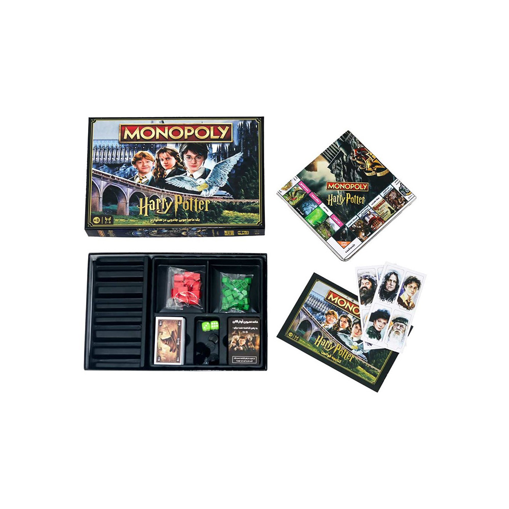 بازی مونوپولی هری پاتر Monopoly Harry Potter (برند فان تایم)-۲.jpg