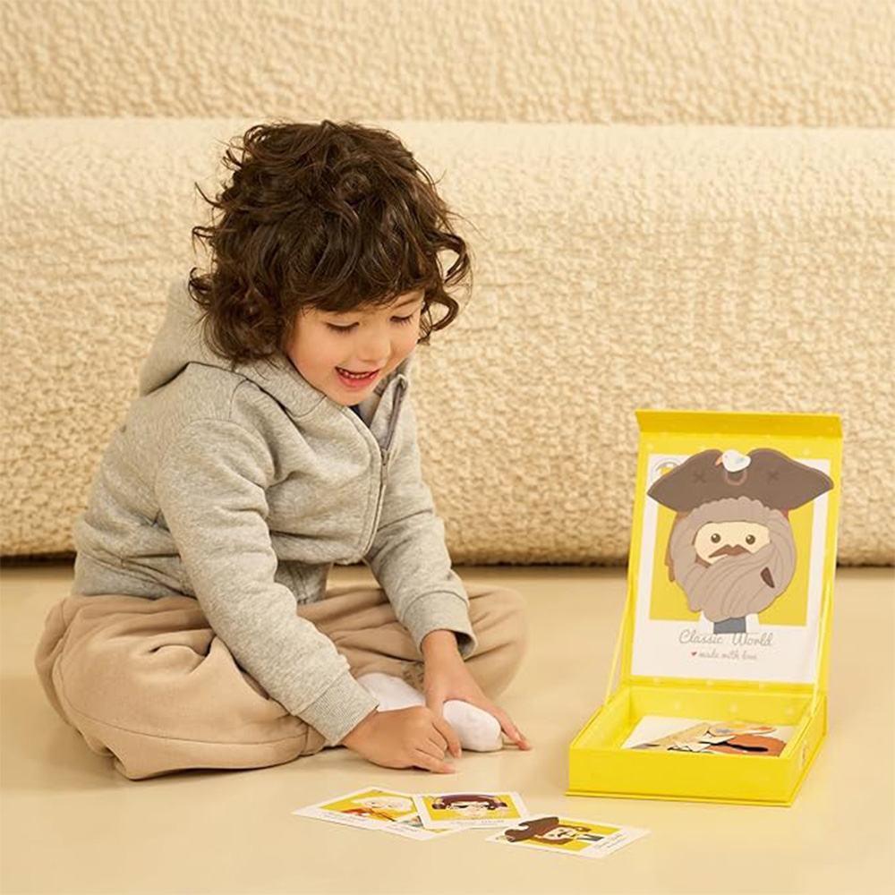 پازل مگنتی طرح چهره پسرانه Magnetic Boys Photo (برند کلاسیک ورد)-3.jpg