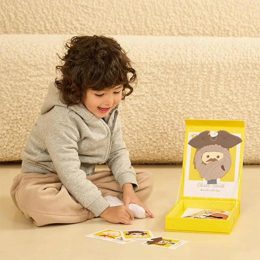 پازل مگنتی طرح چهره پسرانه Magnetic Boys Photo (برند کلاسیک ورد)-3.jpg