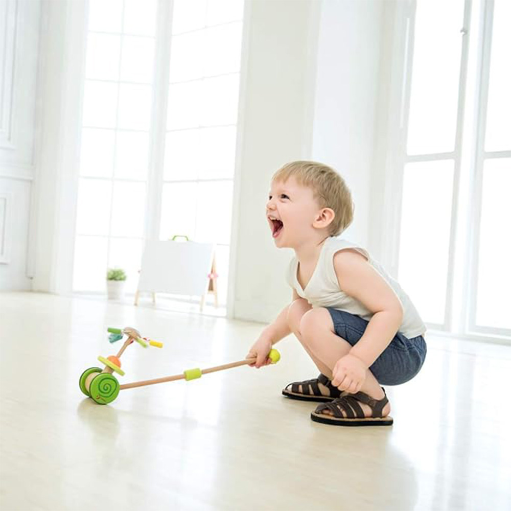 واکر کودک چوبی طرح رنگین کمان Push Rainbow (برند کلاسیک ورد)-1.jpg