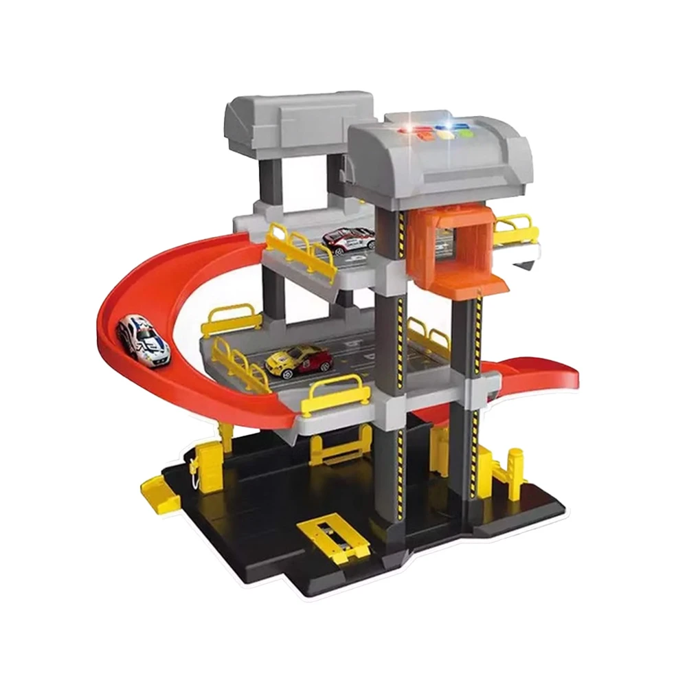 ست پارکینگ دو طبقه با ماشین Toy Track Parking Lot-۱.jpg