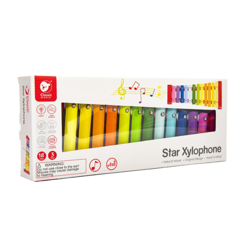  زایلوفون چوبی Star Xylophone (برند کلاسیک ورد)-۱.jpg