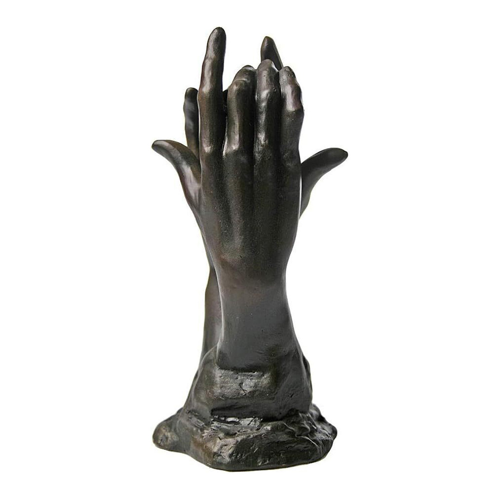 مجسمه مینیاتوری اثر آگوست رودن مدل راز The Secret-۲.jpg