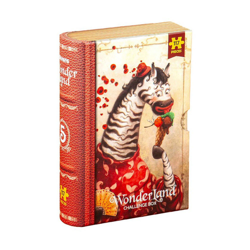 پازل کودک ۱۱۷ تکه مدل سرزمین شگفت انگیز Wonder Land Zebra (برند کیدزفنز)