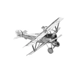 پازل سه بعدی فلزی مدل هواپیمای جنگ جهانی اول Nieupo (برند آیرون استار)-1.jpg