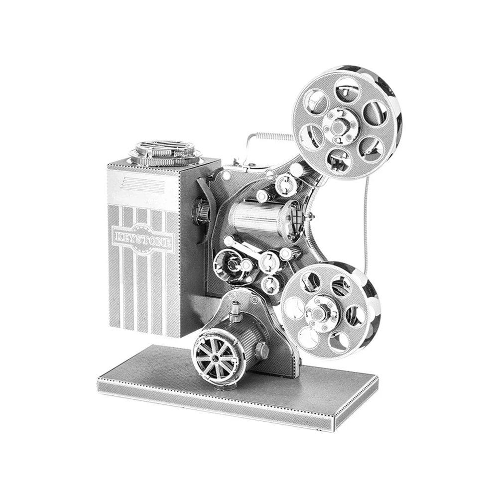 پازل سه بعدی فلزی مدل آپارات Movie Projector (برند آیرون استار)-2.jpg