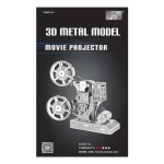 پازل سه بعدی فلزی مدل آپارات Movie Projector -۱.jpg