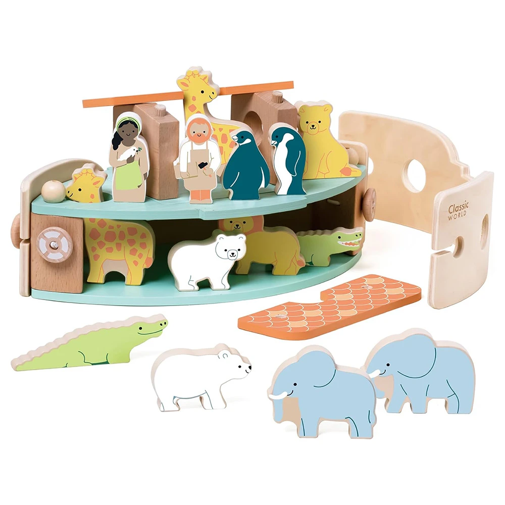 اسباب بازی کشتی نوح چوبی Noha's Ark (برند کلاسیک ورد)-3.jpg