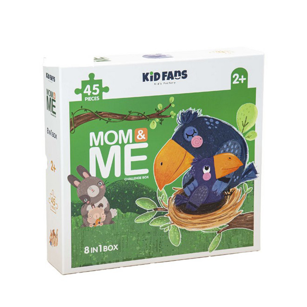 پازل کودک 45 تکه مدل Mom & Me (برند کیدزفنز)