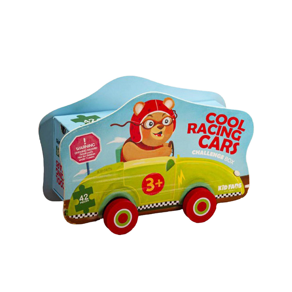 پازل کودک ۴۲ تکه مدل Cool Racing Cars (برند کیدزفنز)