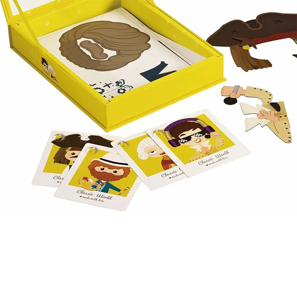 پازل مگنتی طرح چهره پسرانه Magnetic Boys Photo (برند کلاسیک ورد)-2.jpg