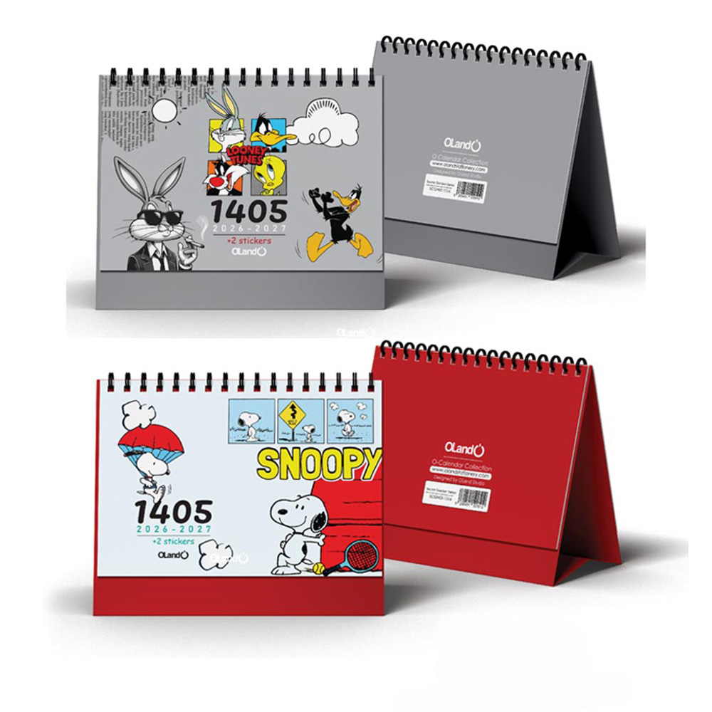 تقویم رومیزی ۱۴۰۵ سری Secret Garden (برند اُلند)-۳.jpg