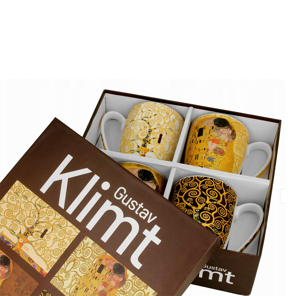 ست چهار عددی ماگ کلیمت Set Of 4 Cups Inspired By Klimt (برند دو)-۵.jpg