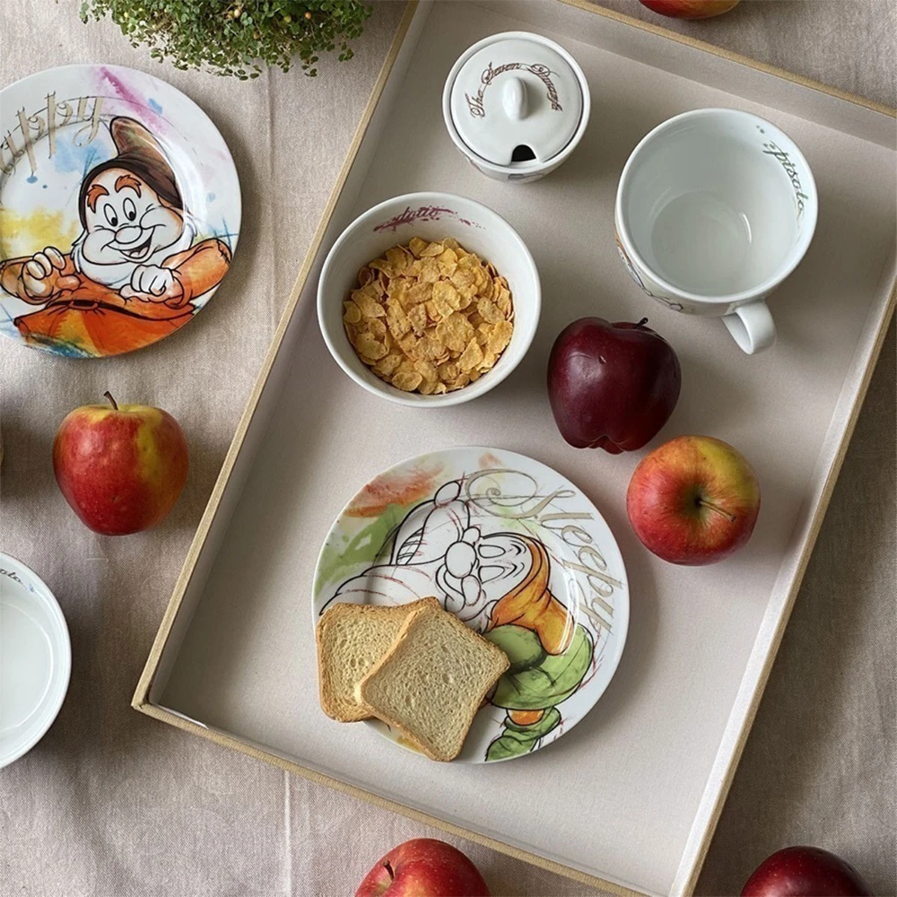 ست هفت عددی پیشدستی دیزنی طرح هفت کوتوله Dessert Plates (برند ایگان)-1.jpg