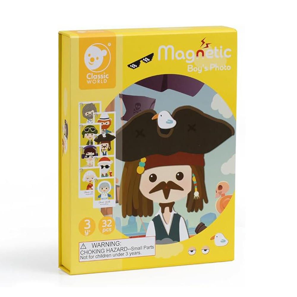 پازل مگنتی طرح چهره پسرانه Magnetic Boys Photo (برند کلاسیک ورد)03.jpg