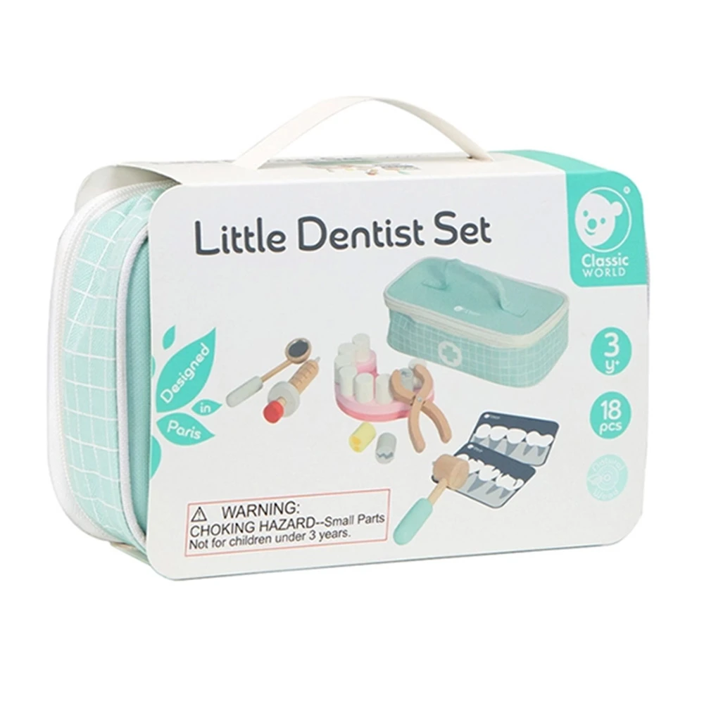 ست دندان پزشکی چوبی Little Dentist Set (برند کلاسیک ورد)-3.jpg