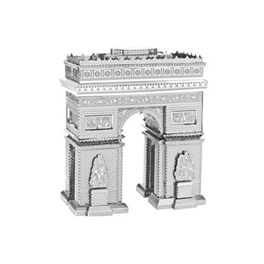پازل سه بعدی فلزی مدل طاق پیروزی پاریس Arch Of Triumph (برند ایرون استار)-2.jpg