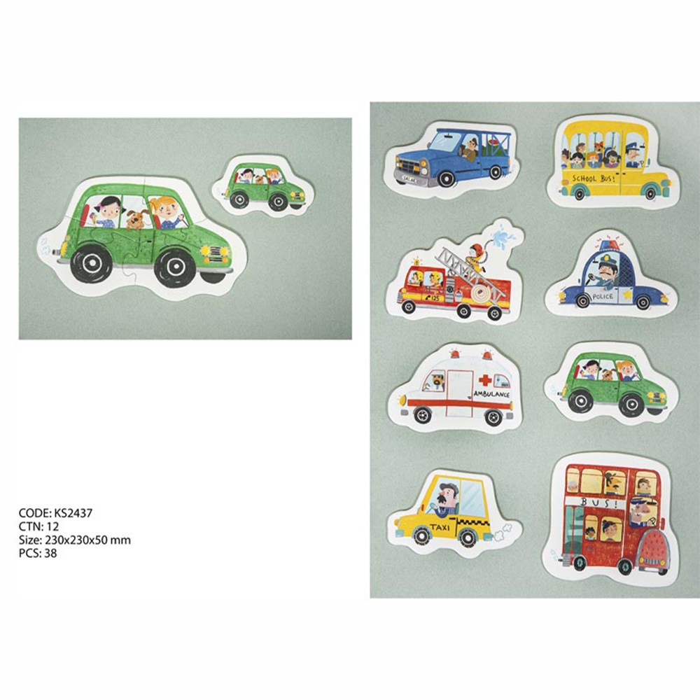 پازل کودک ۸۰ تکه مدل Traffic Jam (برند کیدزفنز)-۱.jpg