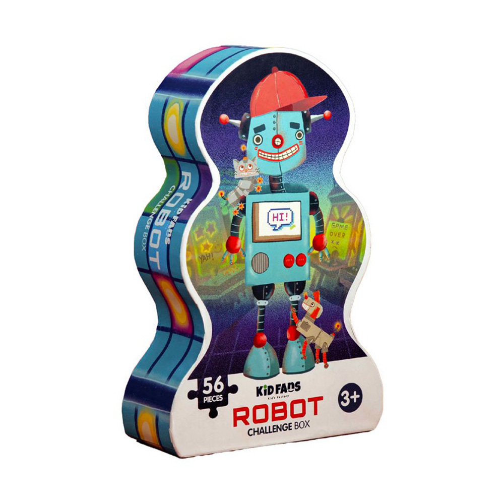 پازل کودک ۵۶ تکه مدل Robots (برند کیدزفنز)