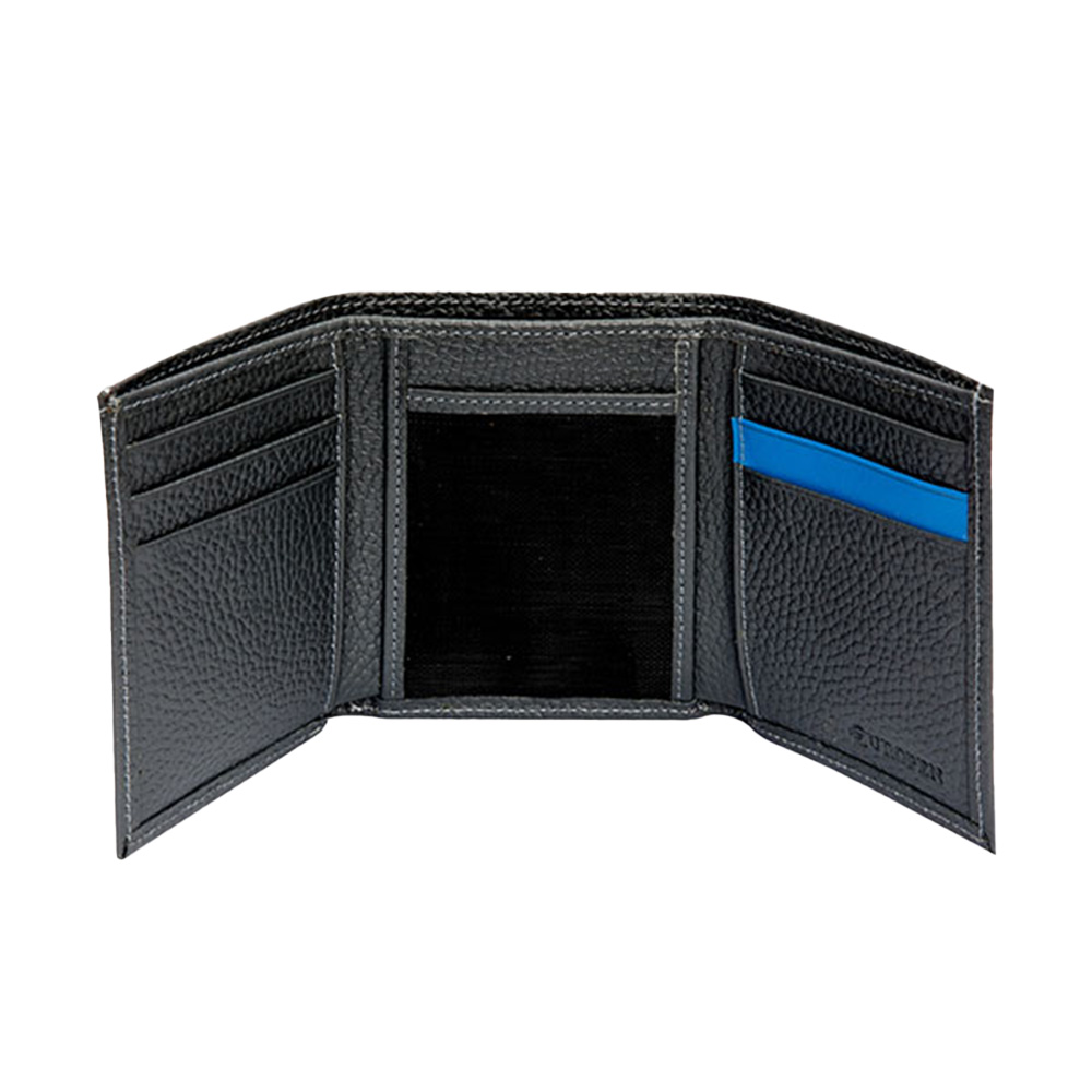 کیف پول چرم طبیعی قهوه‌ ای مدل جنوا Genva (برند یوروپن)-3.jpg