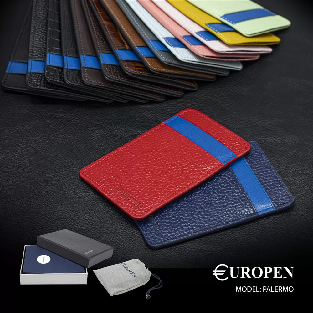  جا کارتی چرم طبیعی مدل پالرمو Palermo (برند یوروپن)-۲.jpg