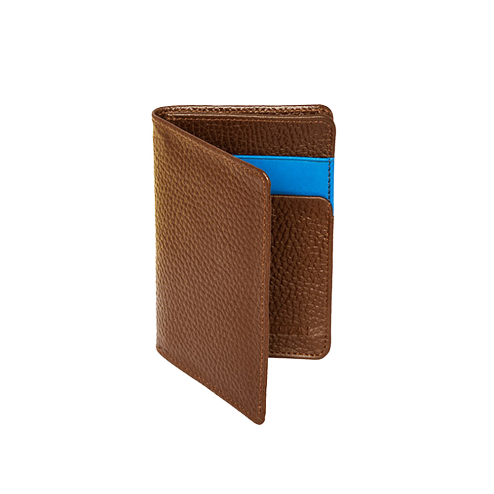 کیف پول و جاکارتی چرم طبیعی قهوه ای مدل لیزبون Lisbon (برند یوروپن)-3.jpg