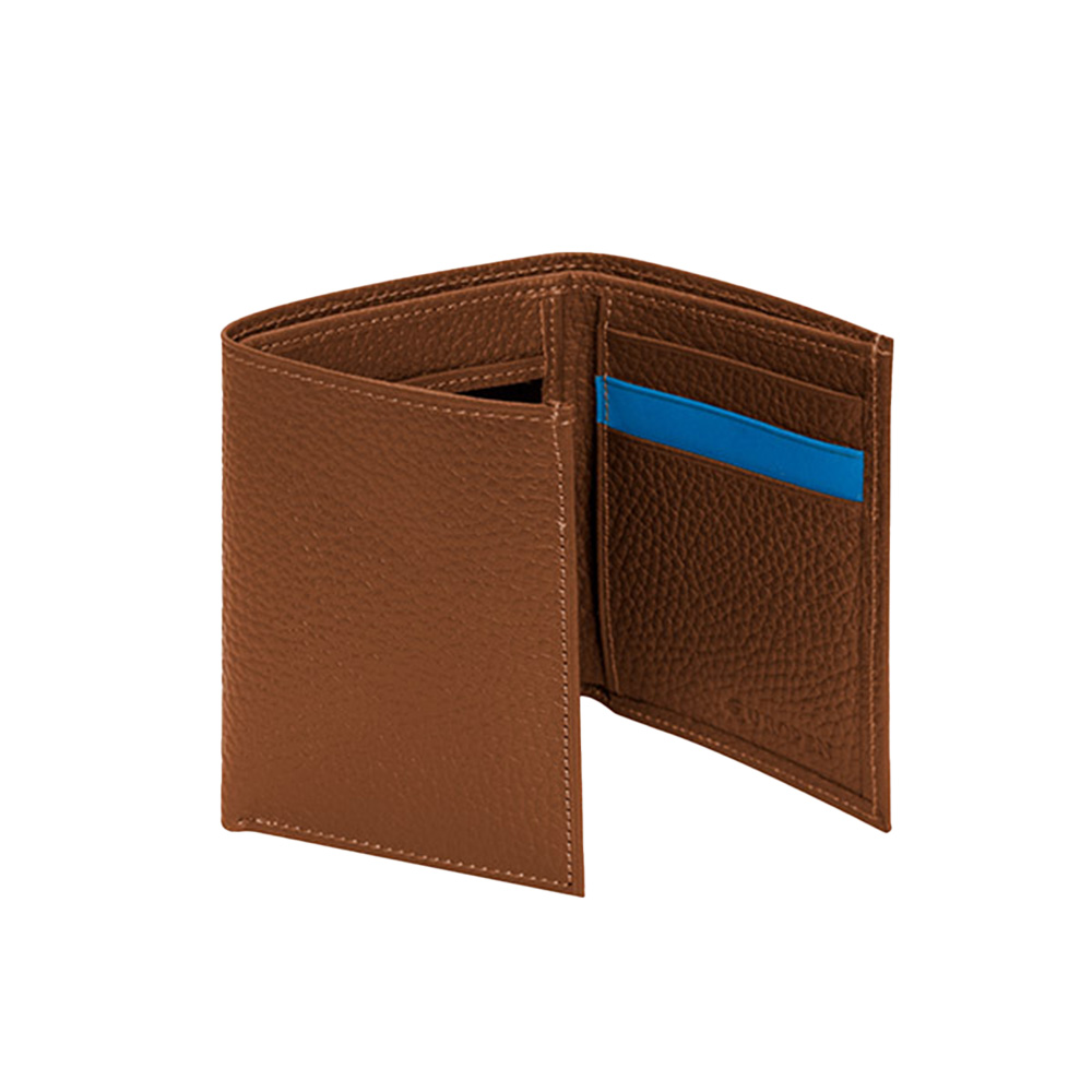  کیف پول چرم طبیعی قهوه‌ ای مدل جنوا Genva-۲.jpg