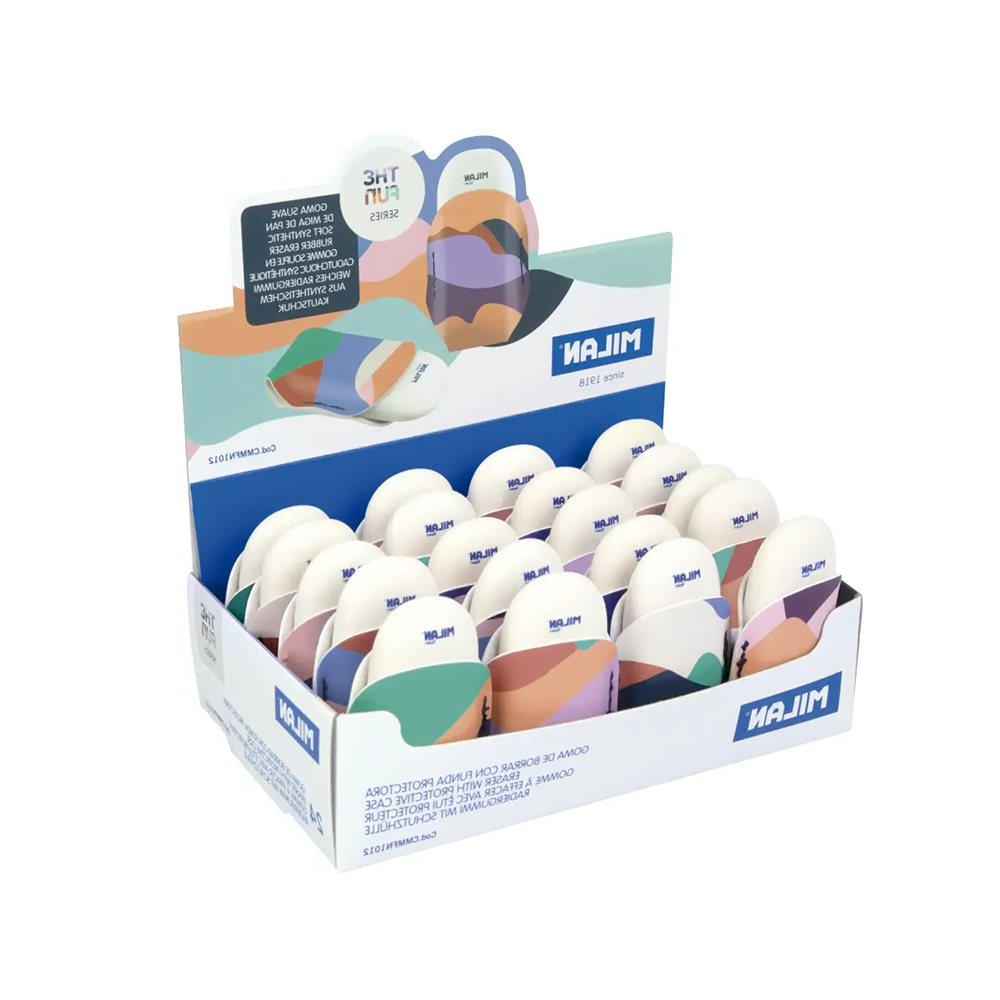 پاک کن غلاف دار سفید سری The Fun (برند میلان)-۲.png