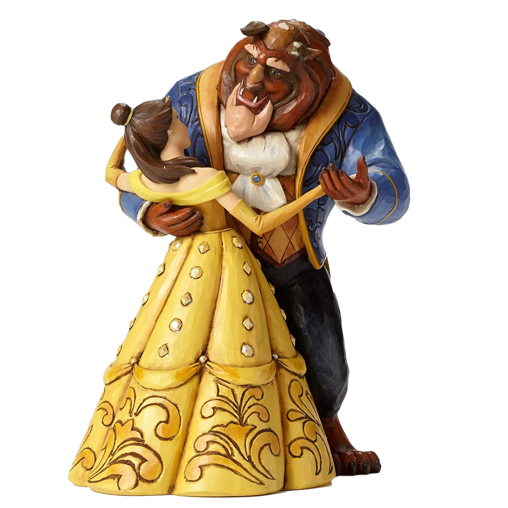 مجسمه دیو و دلبر Belle and best (برند دیزنی).png
