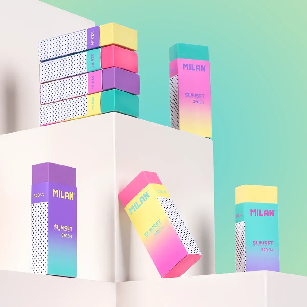 پاک کن رنگی بزرگ سری Sunset (برند میلان)-۳.png