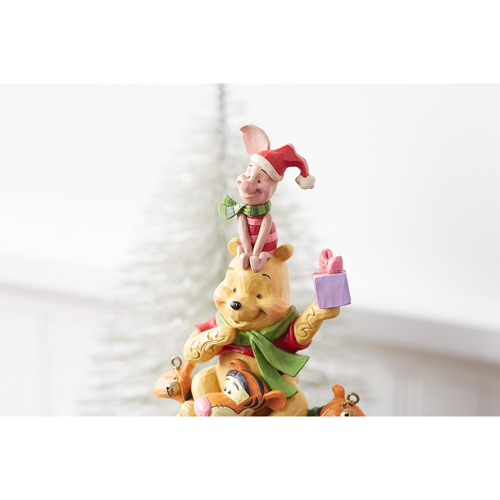 مجسمه وینی پو Christmas Winnie The Pooh Stacked (برند دیزنی)-6.png