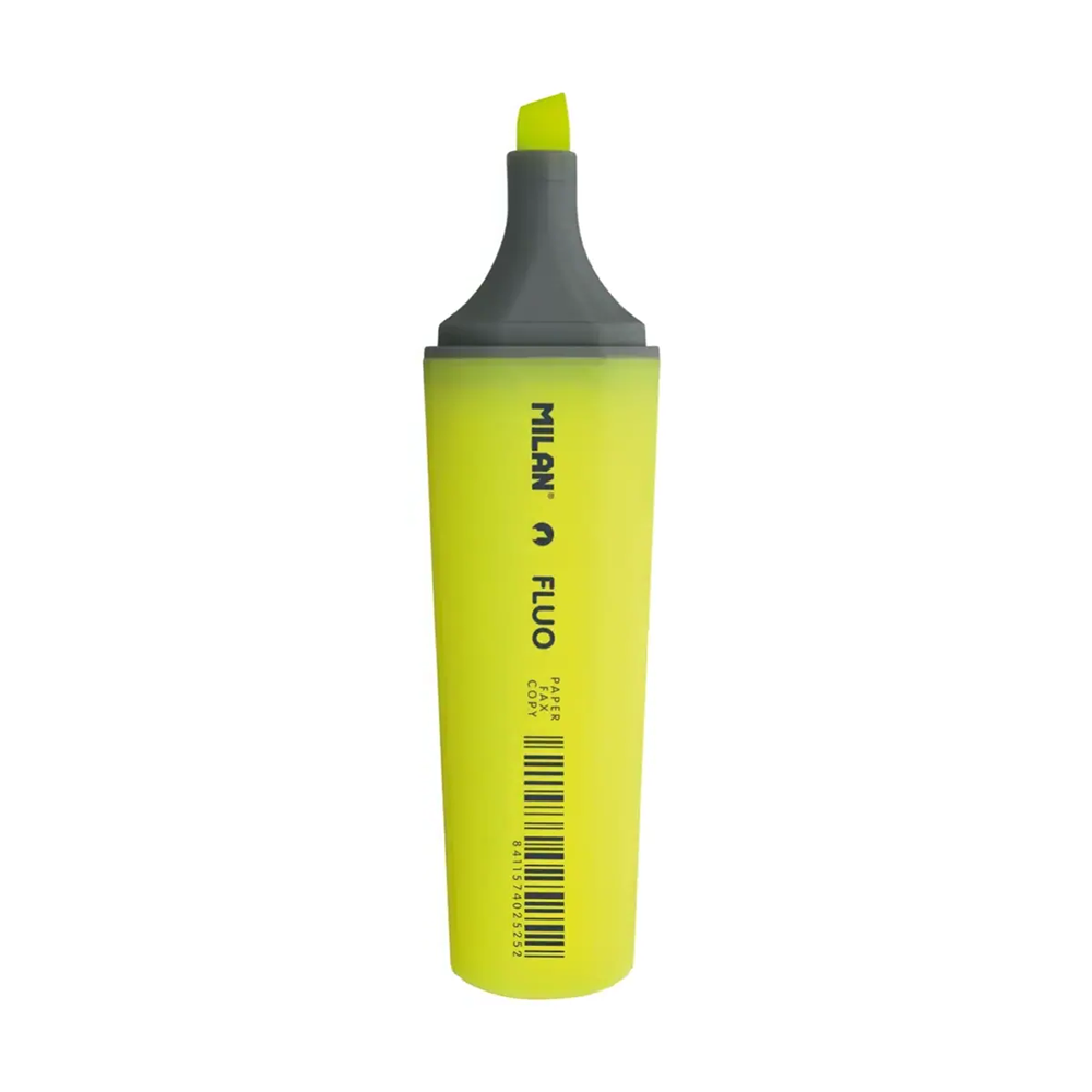 ماژیک علامت گذار فلورسنت زرد (برند میلان)-۱.png