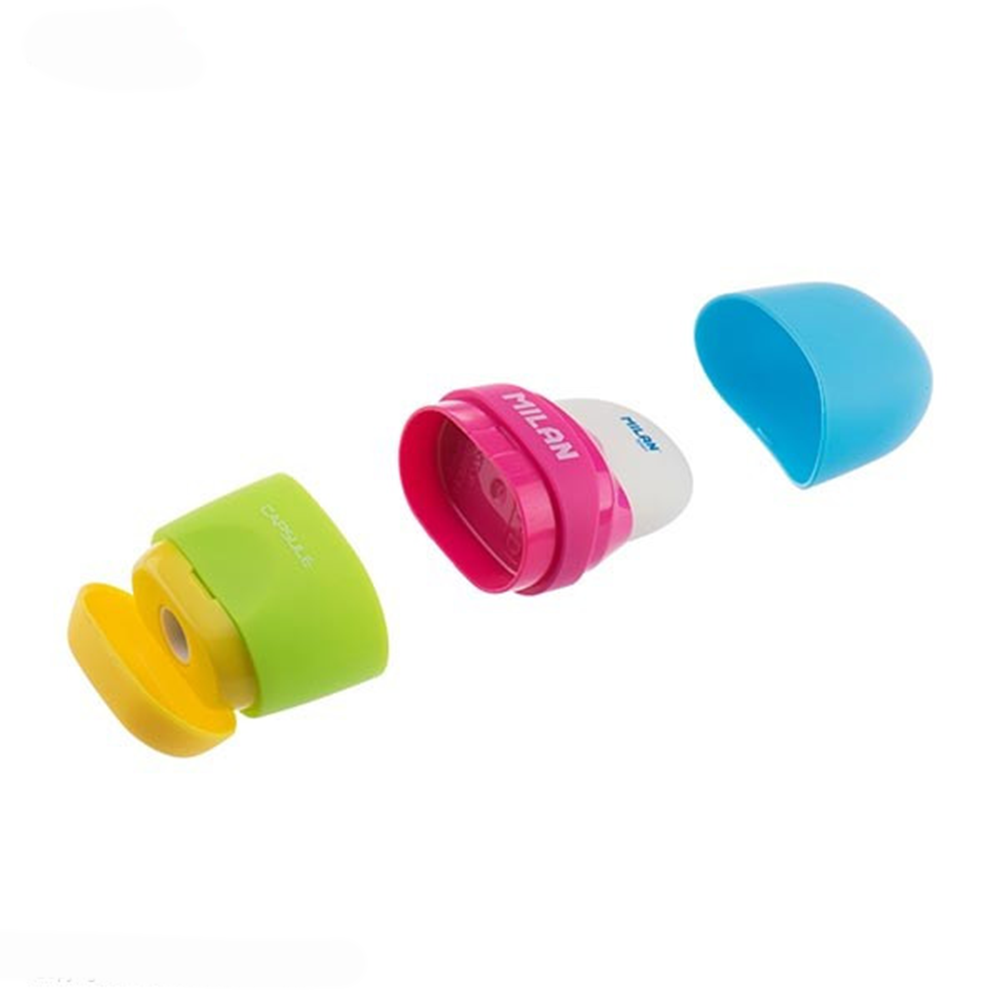 تراش و پاک کن سری Capsule (برند میلان)-۱.png