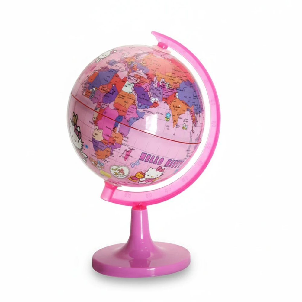 کره جغرافیایی فانتزی سایز ۲۰ پایه پلاستیکی (برند ایده)