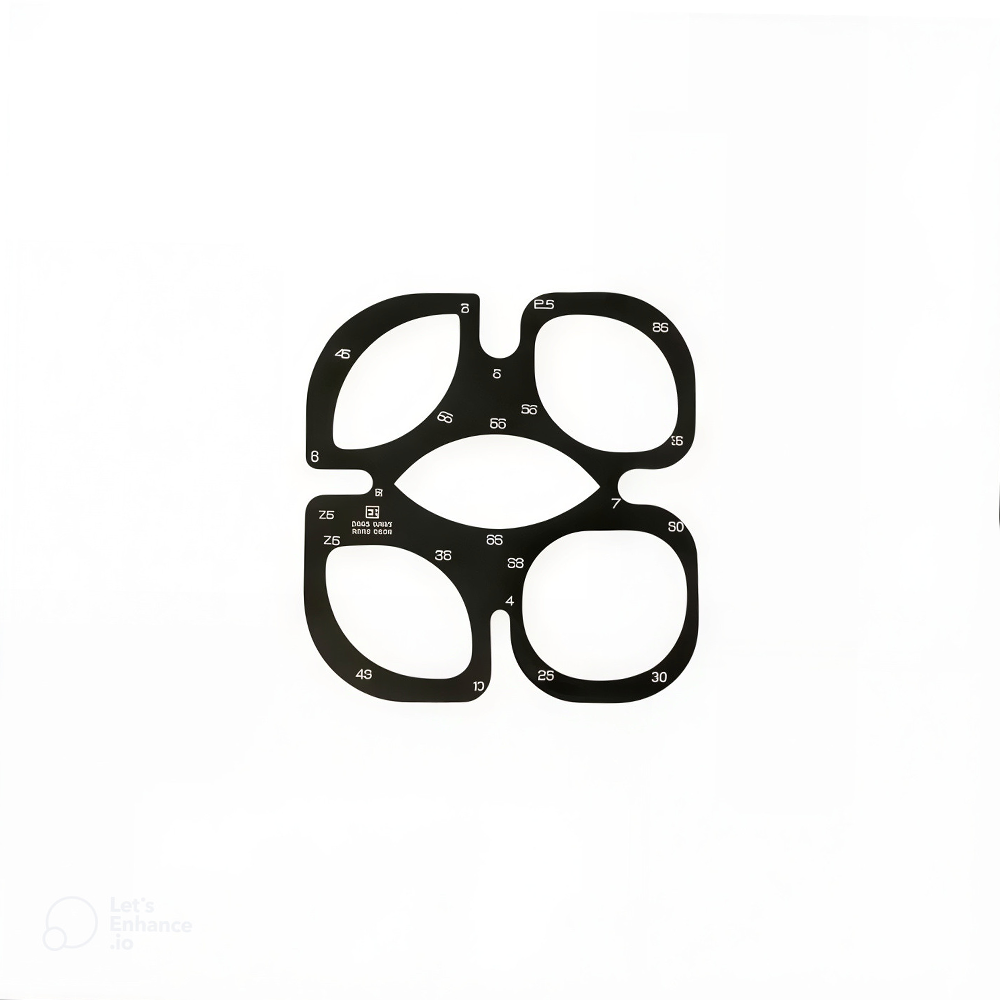 شابلون بیضی و فرم ترکیبی فلزی (برند Indesigner)