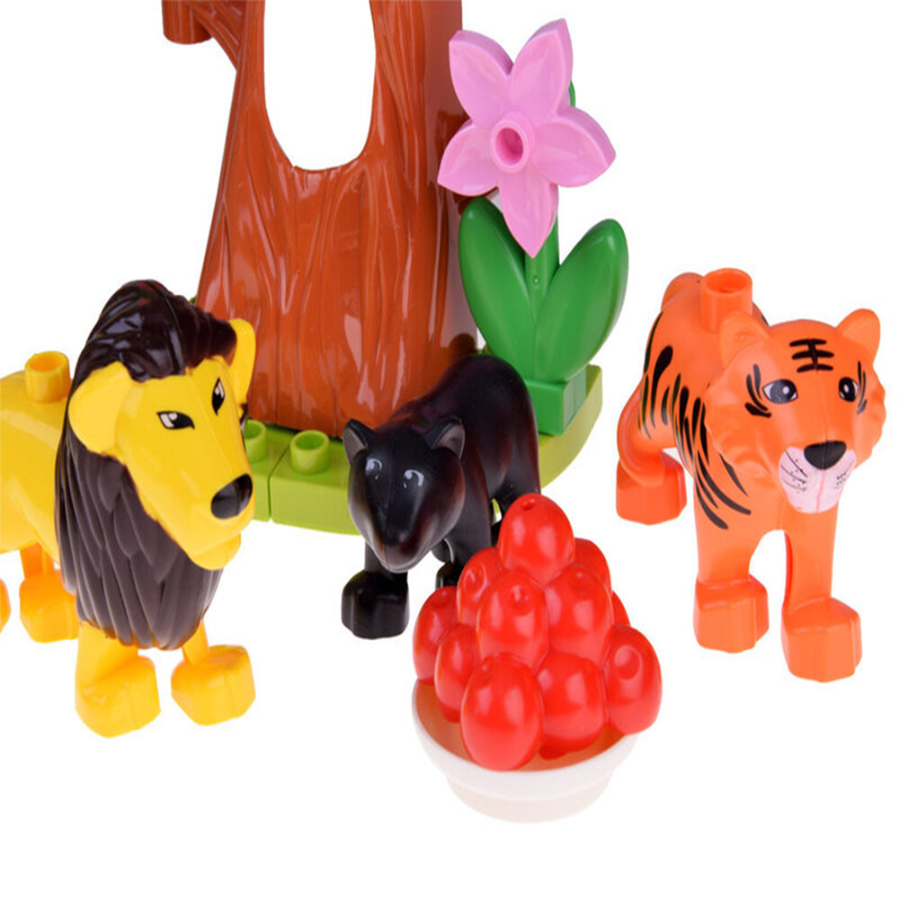 لگو دوپلو ۴۱ تکه مدل حیوانات جنگل -4.png