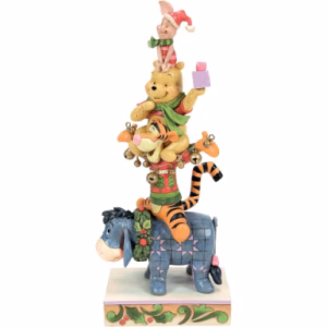 مجسمه وینی پو Christmas Winnie The Pooh Stacked (برند دیزنی)