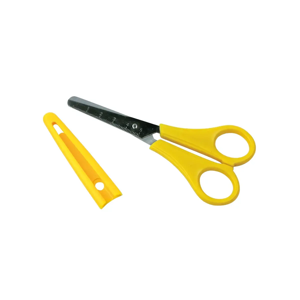 قیچی مهد کودک غلاف دار رنگی (برند میلان)-۲.png