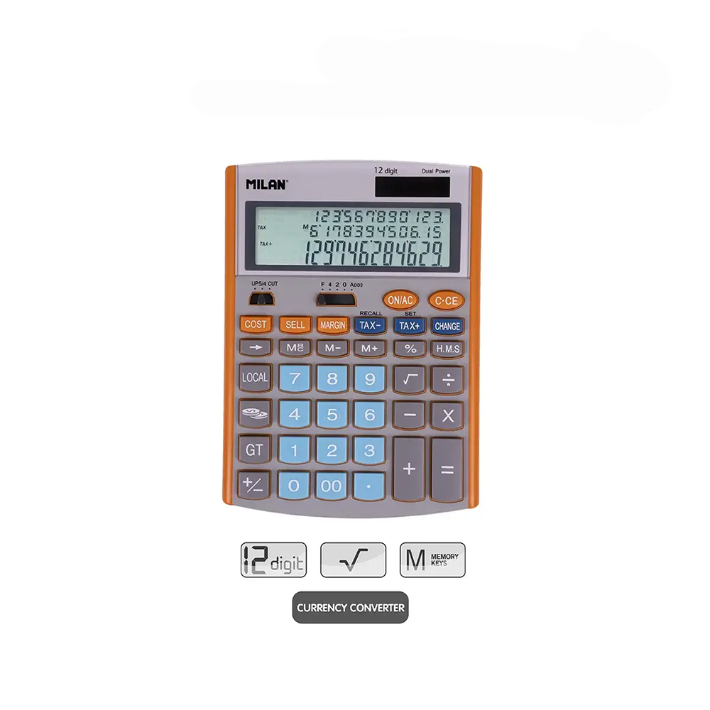 ماشین حساب 12 رقمی (برند میلان)