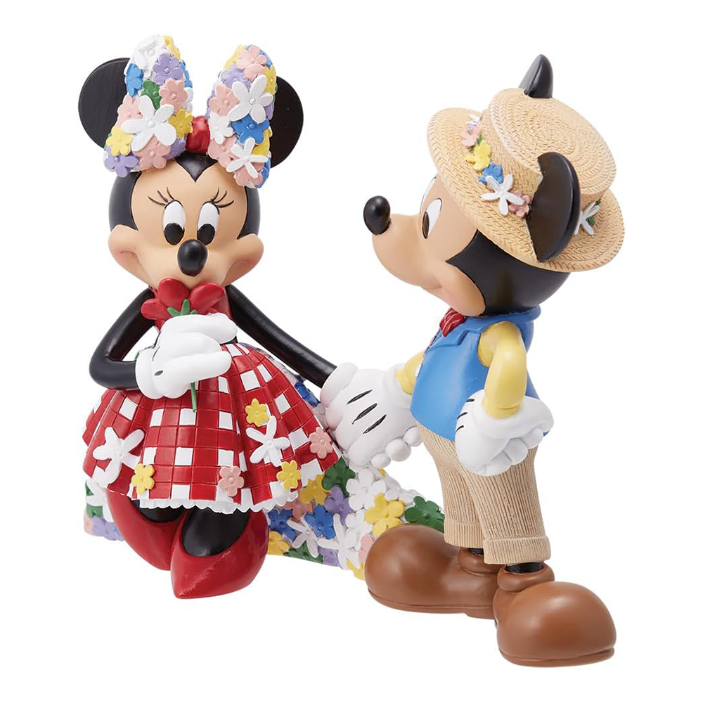 مجسمه میکی و مینی Botanical Mickey & Minnie (برند دیزنی)-3.png