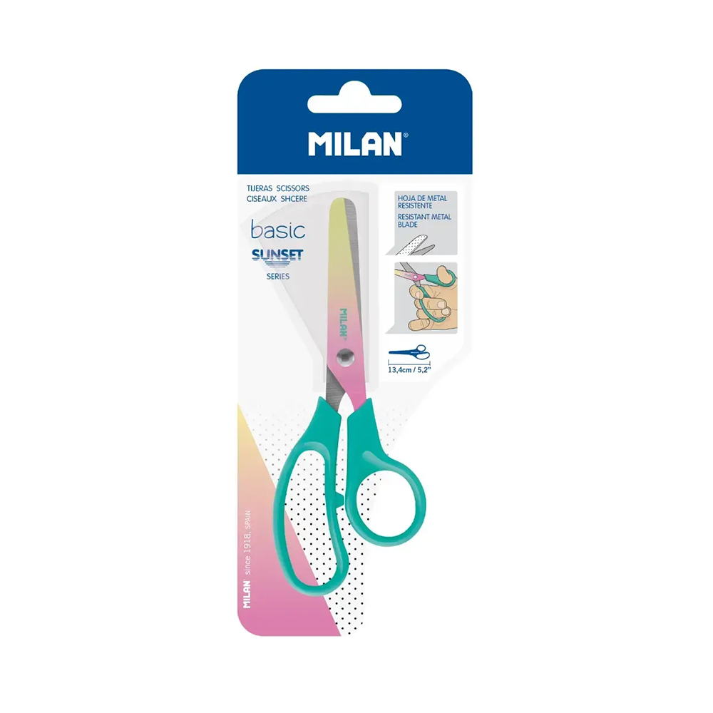 قیچی مهد کودک فیروزه ‌ای (برند میلان)