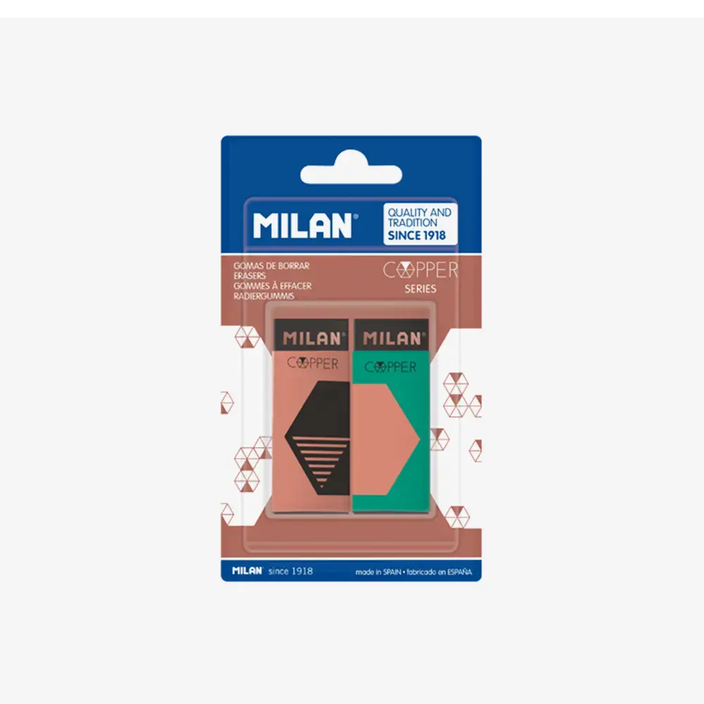 پاک کن مشکی بسته 2 عددی سری Copper Nata (برند میلان)-۲.png