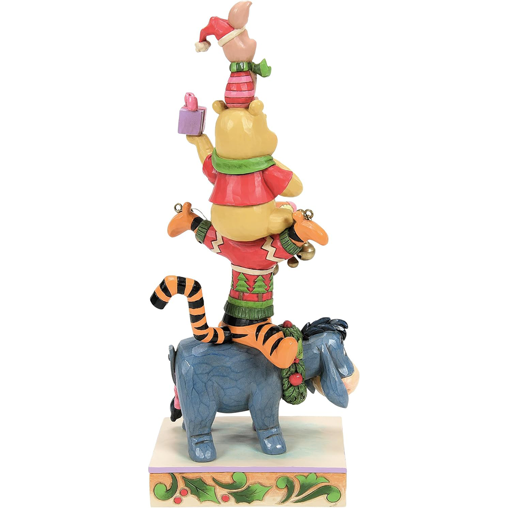 مجسمه وینی پو Christmas Winnie The Pooh Stacked (برند دیزنی)-5.png