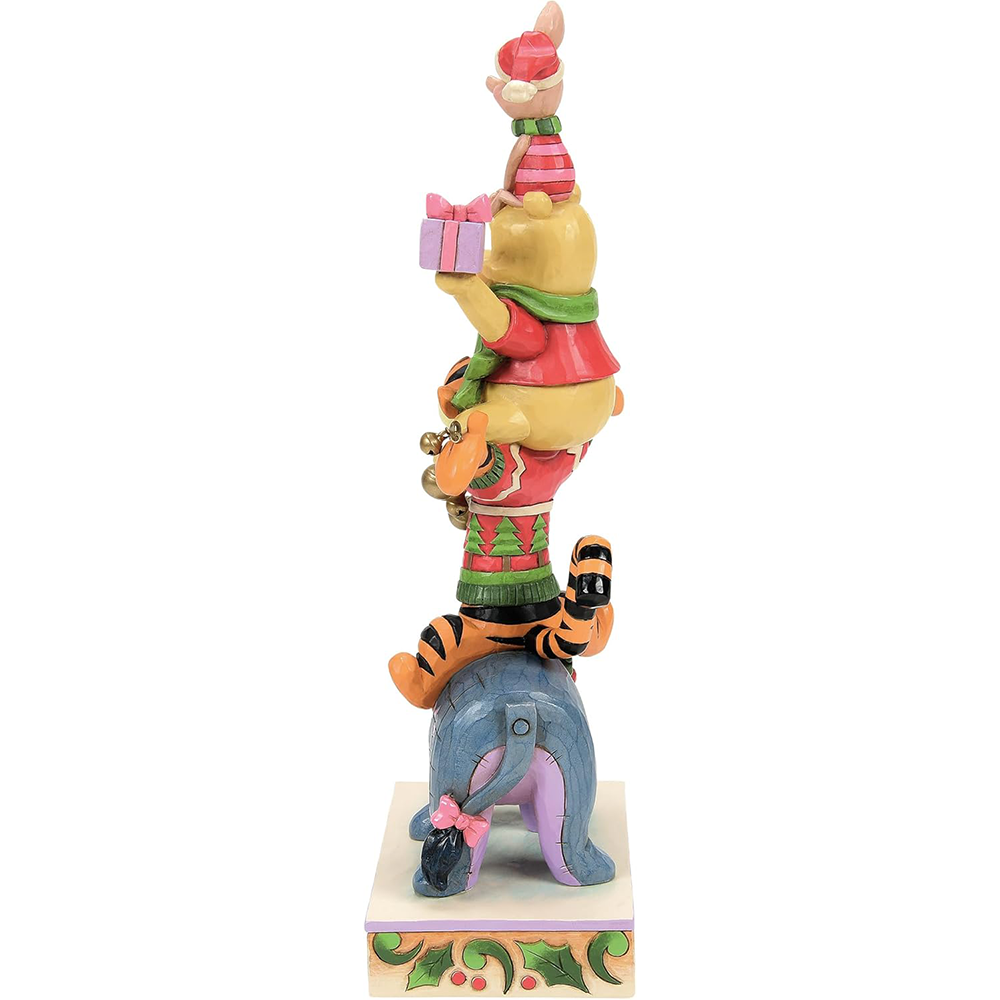مجسمه وینی پو Christmas Winnie The Pooh Stacked (برند دیزنی)-7.png